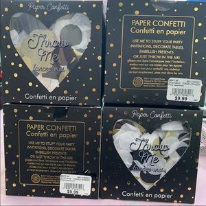 FOUR Boxes Luxurious Paper Confetti.
